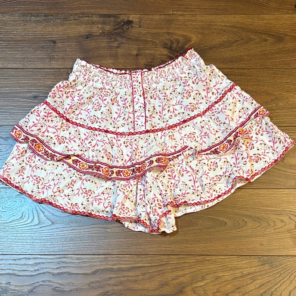 Poupette St. Barth Pink Floral Women's Shorts